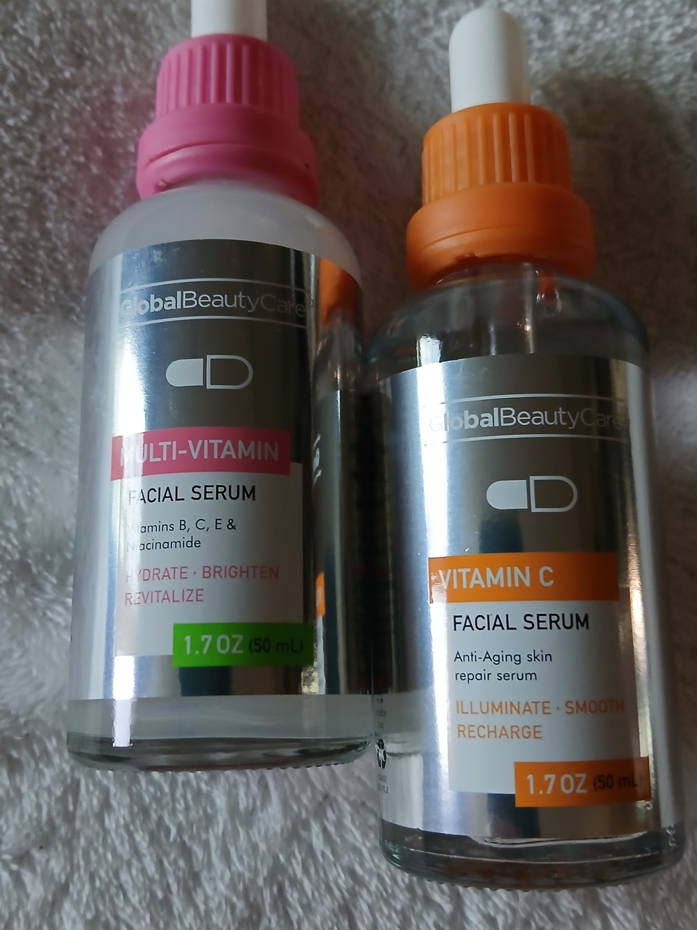 Global Beauty Care - Multi-Vitamin & C Facial Serums - 1.7 Oz